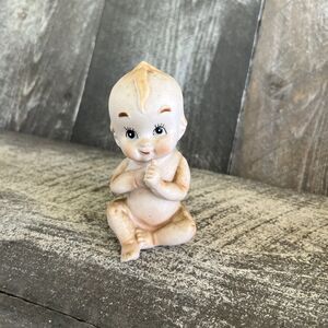 Vintage Bisque Kewpie Doll Figurine – Smiling Baby Cherub – 4.5″ – Japan